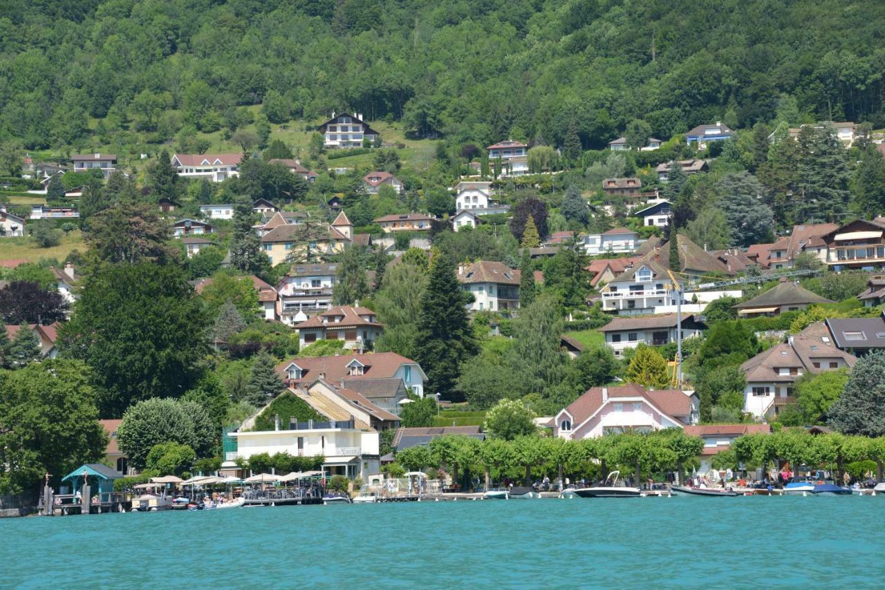 La-Villanelle - Magnifique Vue Sur Le Lac, 5 Minutes A Pied De La Plage Veyrier-du-Lac Exterior foto